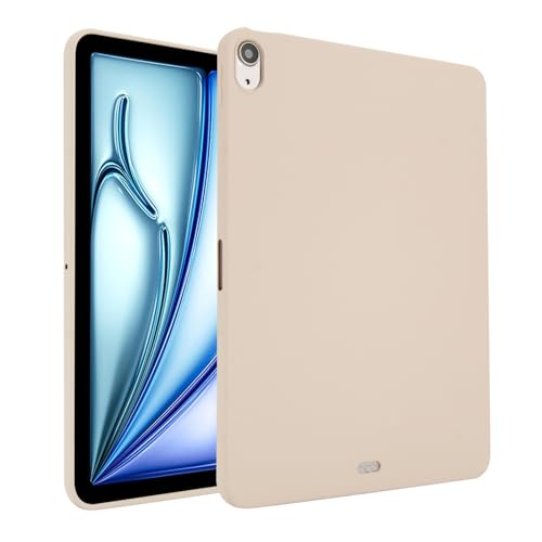 Coque iPad Air 13 M2 protection silicone blanc anti-choc