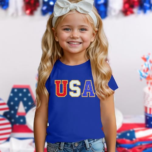 Kids American Flag Shirt Boys Girls Toddler 4th of July Tshirts Patriotic Tee Tops Independence Day Short Sleeve3