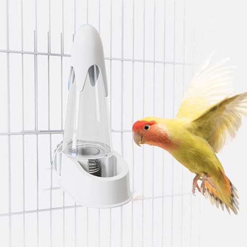 Vogelkäfig Tränke Automat - Automatischer Futterautomat Für Vogelkäfig | Leichte Montage Für Papageien Agaporniden Sittiche Kanarienvögel Wellensittiche Aras