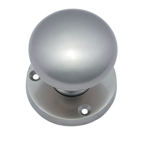 Preisvergleich Produktbild Adonai Hardware Dan Brass Door Knob with Rose (Satin Nickel)