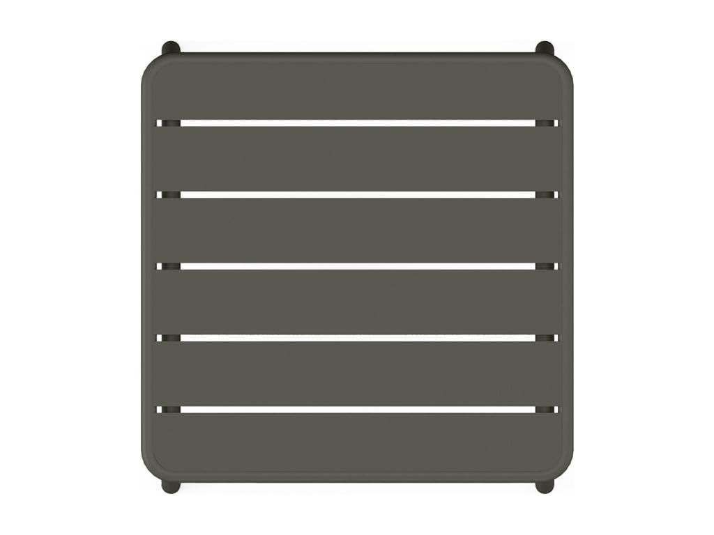 Lot De 2 Tabourets Milano En Métal - Taille L Et XL - Table D'Appoint Carrée Design Pour Plantes Et Déco