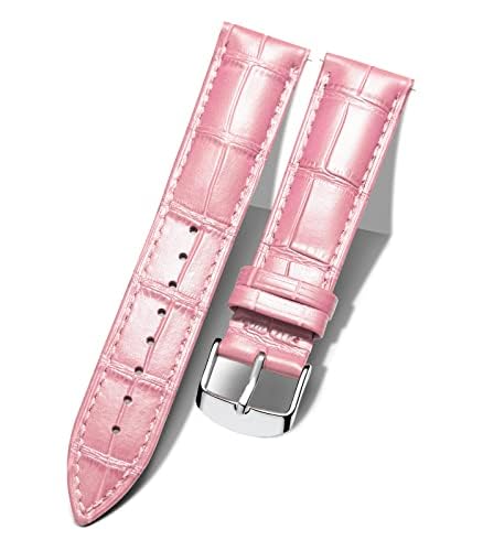 Image of BINLUN Leather Watch Band Genuine Calfskin Replacement Watch Strap Quick Release Crocodile Pattern 10 Colors 13 Sizes for Men Women(10mm,12mm,14mm,16mm,17mm,18mm,19mm,20mm,21mm,22mm,23mm,24mm)