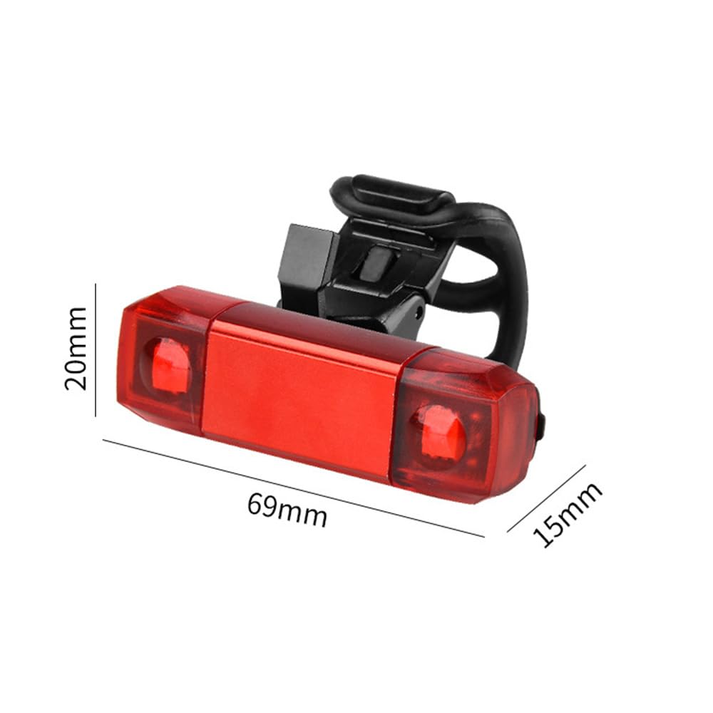 Luces traseras para Bicicleta con Carga USB, Luces para Bicicleta, Luces de Advertencia traseras para Bicicleta, Accesorios para Bicicleta