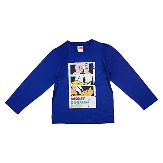 Pojke långärmad tröja Musse Pigg i storlek 86 92 98 104 110 Disney tröja topp tröja för 1 2 3 4 år gammal baby