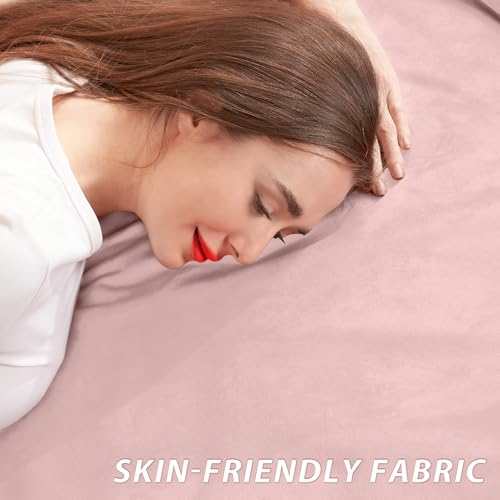 Image of HABUTWAY XX-Large Bean Bag Chair: Giant 7' Memory Foam Furniture Bean Bag Chairs for Adults with Microfiber Cover 7Ft（Pink）