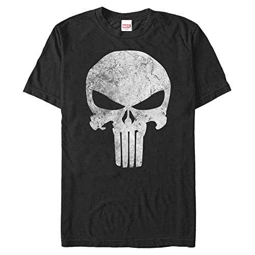 marvel universe punisher - Marvel Big & Tall Universe Punisher Distresskull Men's Tops Short Sleeve Tee Shirt, Black, XX-Large