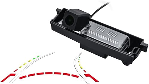 Vlicevrn - Cámara de visión trasera de vehículo HD completa para automóvil, pistas de trayectoria dinámica, visión nocturna, cámara de