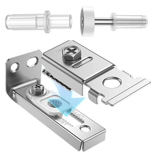 Kit de reparación de herrajes para puertas plegables 4 piezas con ruedas guía para reparación e instalación miniatura 3