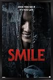 Smile (2022) - One Sheet Wall Poster, 34L" x 22.4W", Black Framed Version