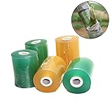 MATERIALES: Realizado por la fuerza de alta resistencia delgada, estirable, autoadhesiva, polietileno biodegradable. Impermeable, flexible, estirable, y auto-adhesiva con suave estiramiento.