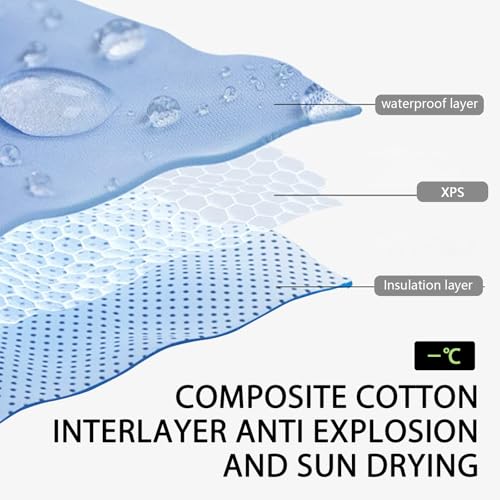 Image of Car Cover for Sedans, 16.73ft Long Cotton Fabric Oxford cloth Outdoor Car Cover Waterproof Sun Protection All Weather, Half-cover Car Covers with Reflective Strips