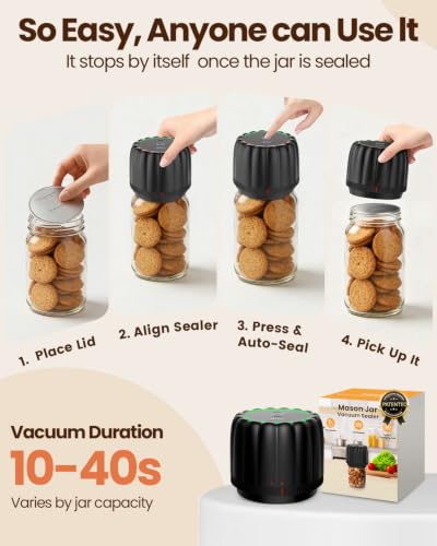 Konatly Electric Mason Jar Vacuum Sealer