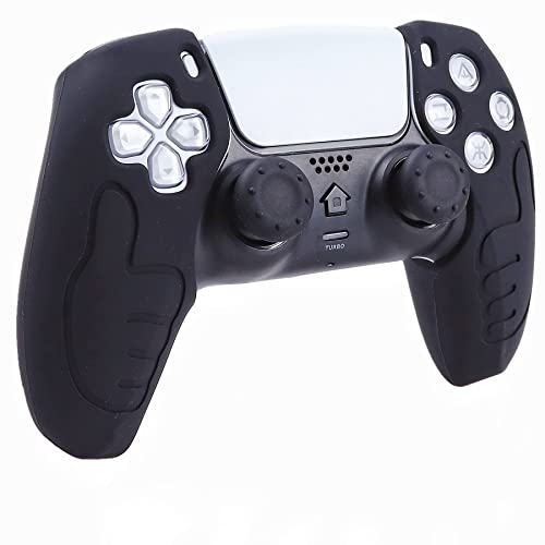 Image of Silicone Skin for Ps5, Anti-Slip Shell Cover Case with 10 Joystick Grips for PlayStation 5 Controller