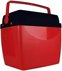 Mor - Caixa Térmica 26 Litros Vermelho com Preto