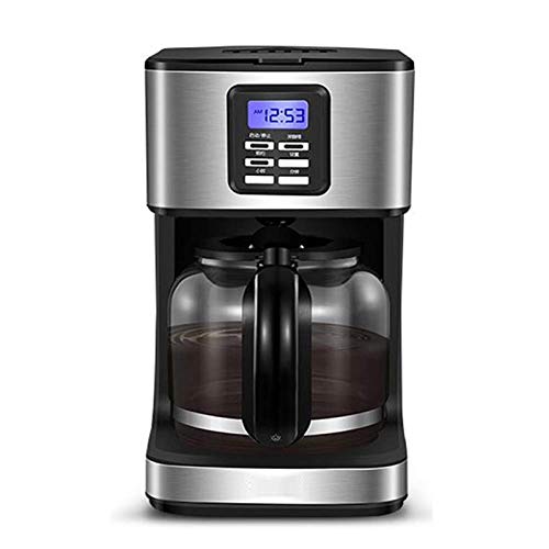 KJFSTJHMM Filterkaffeemaschine, Kaffeemaschine, programmierbarer 24-Stunden-Timer mit LCD-Display, einstellbare…