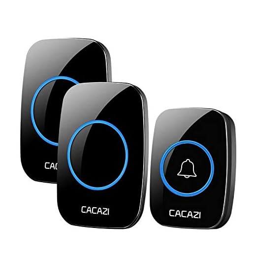 Campainha Sem Fio Cacazi Com Dois Receptores