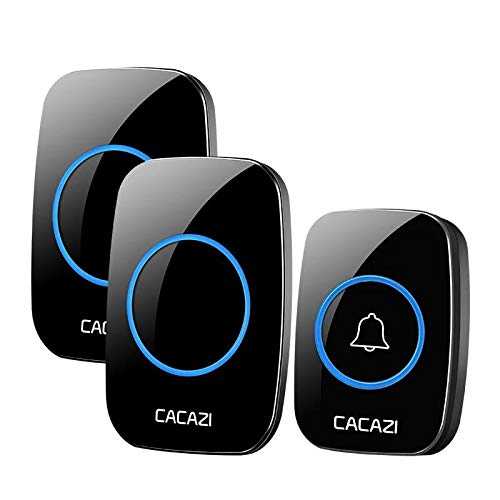 Campainha Sem Fio Cacazi Com Dois Receptores