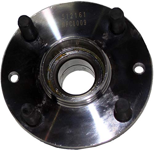 Image of Detroit Axle - Rear Left and Right Wheel Hub and Bearing Assembly Replacement for Ford Escort Mazda MX-3 Protege Mercury Tracer 4 Lug W /ABS - 2pc