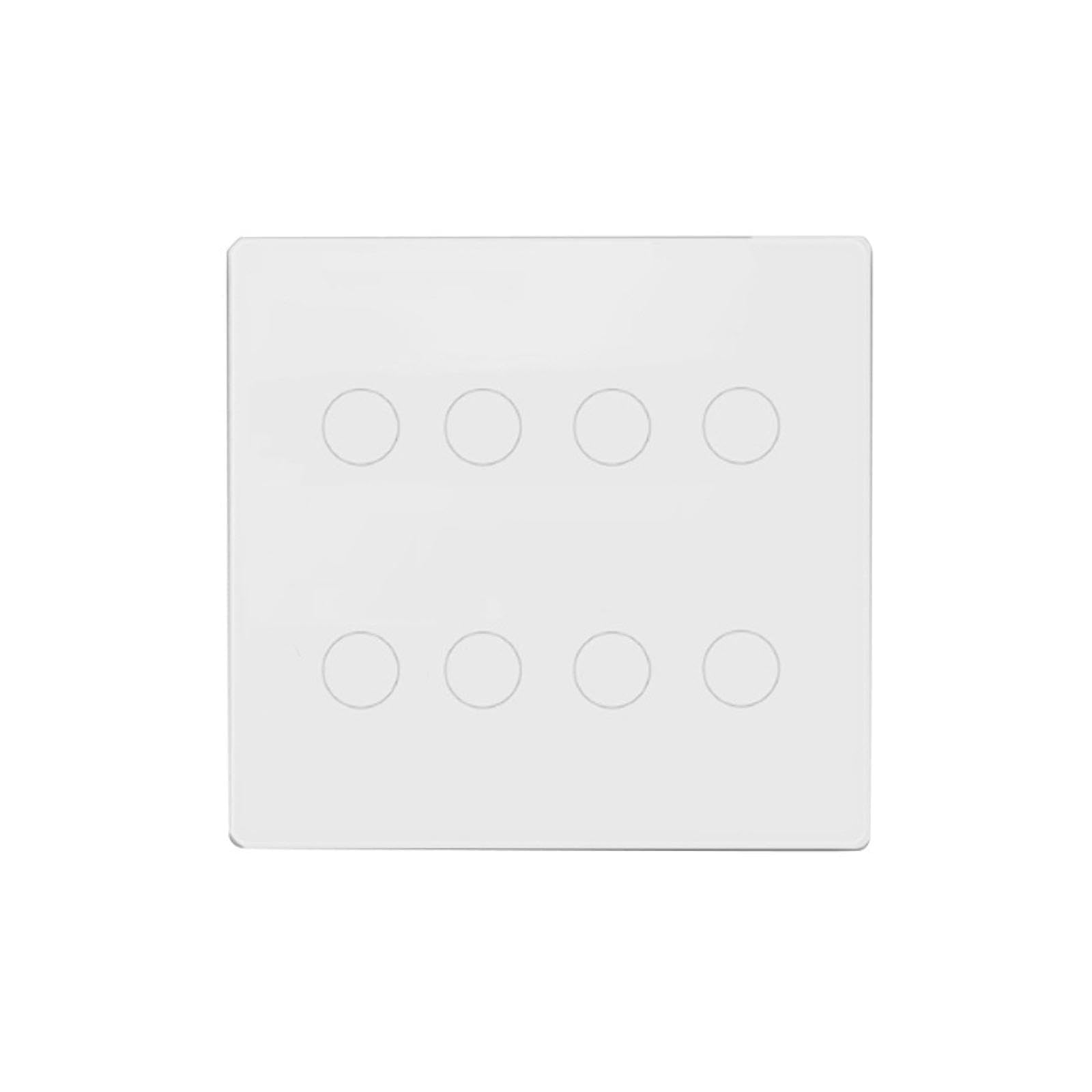 2.4GHz WiFi Wall Touch Smart Switch Home PC Material Wall Light Switch White-image-40