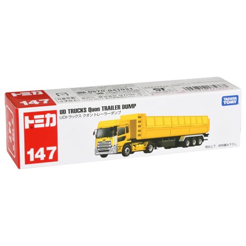 Tomica Long Type Tomica No. 147 UD Tracks Quon Trailer Dump miniatura 2