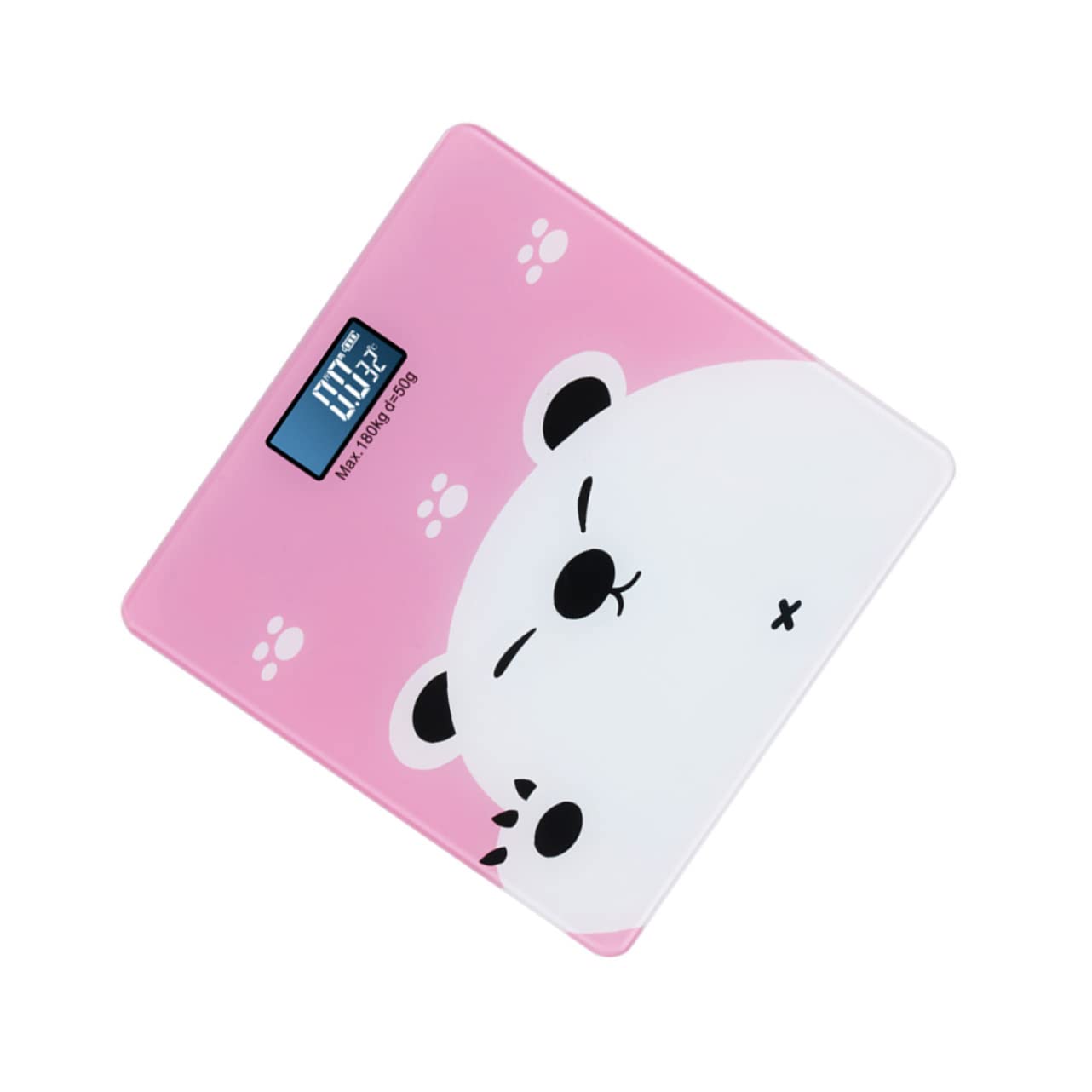 FRCOLOR Multi Functional Digital Weight Scale for Pets Accurate Indoor Temperature Detector Scale with Unique Edging Design for Home Use