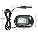 AQUANEAT 2 Pack Aquarium Thermometer, Fish Tank Thermometer, Digital Temperature Test, with Large LCD Display