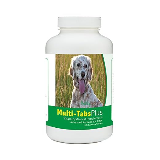 Healthy Breeds English Setter Multi-Tabs Plus Chewable Tablets 180 Count