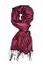 LibbySue-A Luxurious Pashmina Scarf in Beautiful Solid Colors (Wine)