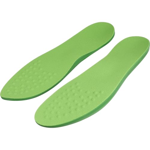 DRESSOOS Bow Legs Corrector Insoles 1 Pair PU Foam Leg Alignment Pads Foot Support Cushion Sports Orthotic Inserts for Overpronation Size L 41-43 Unisex
