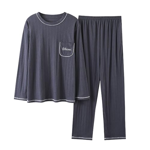 Peignoir couple et pyjama homme à carreaux chaud en grande taille 5XL