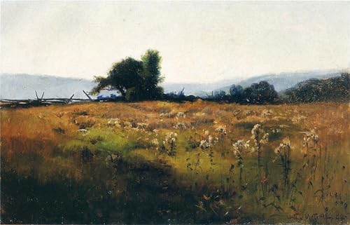 Art Mural Vue sur la montagne de Willard Leroy Metcalf en impression 60x90cm