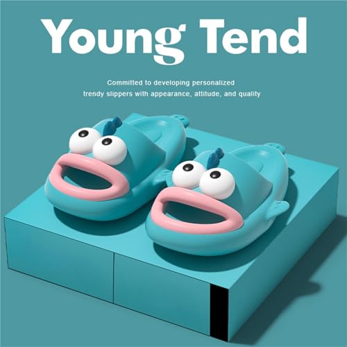 Shower Shoes Ugly Fish Slippers With Poop Feeling Cartoon Summer Outer Wear Eva Breathable Sandals Cartoon Flip-Flops Household Anti-Slip Slippers Sandals2