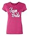 P&B Bridesmaids Team Bride Women's T-Shirt, XL, Cyber Pink