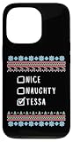Tessa Nice Naughty Christmas Name Funny