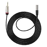 Cable resistente, la interfaz es estable en ambos extremos de 3,5 mm y Mini-XLR, y funciona muy bien para una larga duración.