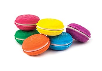 Misc. Macarons Scented Erasers - Set of 6 Book