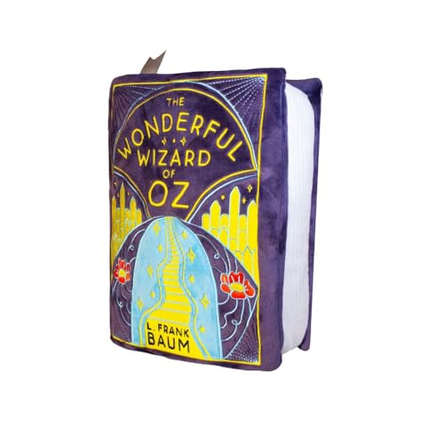 Punchkins Wizard of Oz Book Plush, Soft Collectible Gift for Book Lovers, Readers, Teachers, Bookworms-Literary Decor for Library, Office, or Study–...