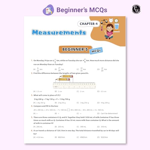 Image of PW Olympiad Books for Class 5 2026-27 - Science & Mathematics Workbook | IMO & NSO Olympiad Prep | Chapterwise MCQs, PYQs, Concept Maps & Achievers Section (Set of 2 Books)