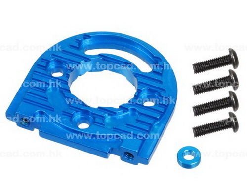 Disipador de calor de montaje de motor mejorado de aleación de aluminio para Tamiya 110 TT02