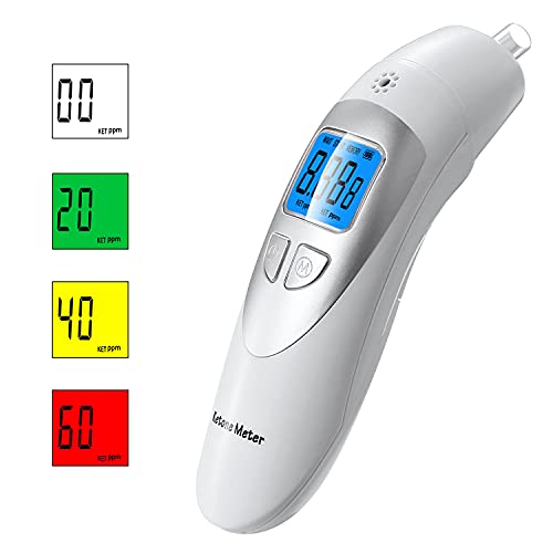 Image of Breath Ketone Meter, Ketosis Breath Monitor, Acetone Tester for Keto Diet, Portable Ketone Analyzer, Ketone Level Tracker, Ketogenic Breath Testing Device, Fitness Ketosis Checker | Ketosis Tracking, Portable Breath Tester, Accurately Monitor Ketones, Breath-Based Testing