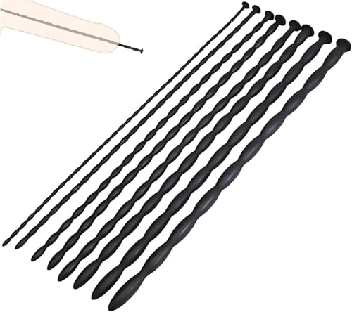 Dilator Set mit 8 stk für Männer – Harnröhren Dilatatoren Silikon Penis Plug – Katheter Harnröhre Mann – Sexspielzeug für Männer Flexible Dilatoren für Männer zur Stimulation & Prostata Massage