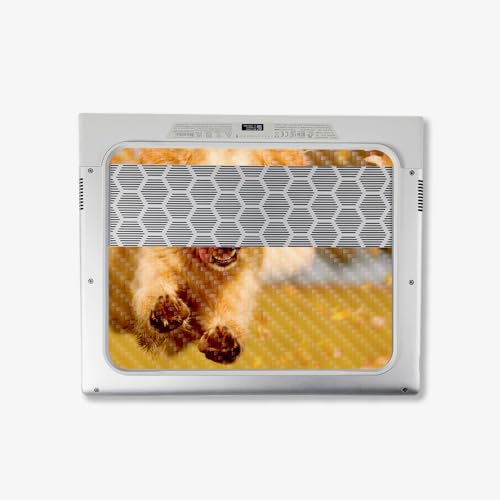 Image of MightySkins Carbon Fiber Skin Compatible with Alienware X14 R2 (2023) Full Wrap Kit - Puppy Fall | Protective, Durable Textured Carbon Fiber Finish | Easy to Apply & Change Styles | Made in The USA