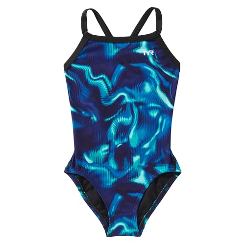 Maillot de bain fille TYR Waveform Durafast Elite Diamondfit premium de natation