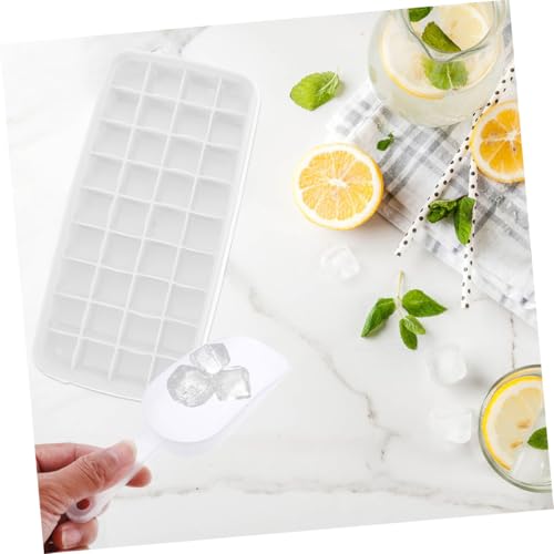 BESPORTBLE 2 sets molde de silicona para cubos de hielo con tapa miniatura 7