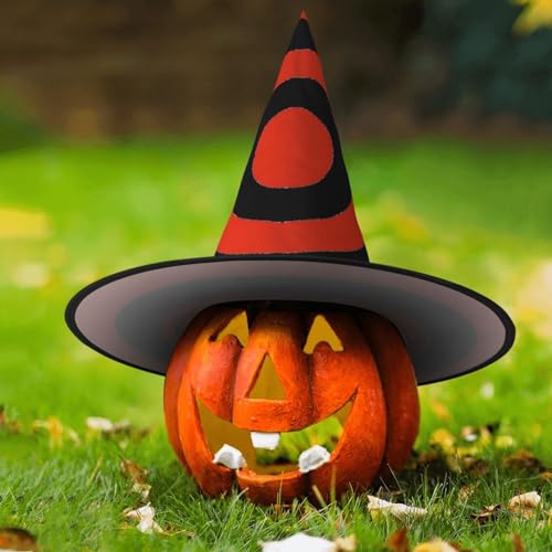 Chapeaux de sorcière Halloween avec impression vectorielle cible pour décoration