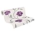 Produktbild Livingwalls Strukturprofiltapete Pandora Blumentapete floral 10,05 m x 0,53 m lila grau weiß 292438 2924-38