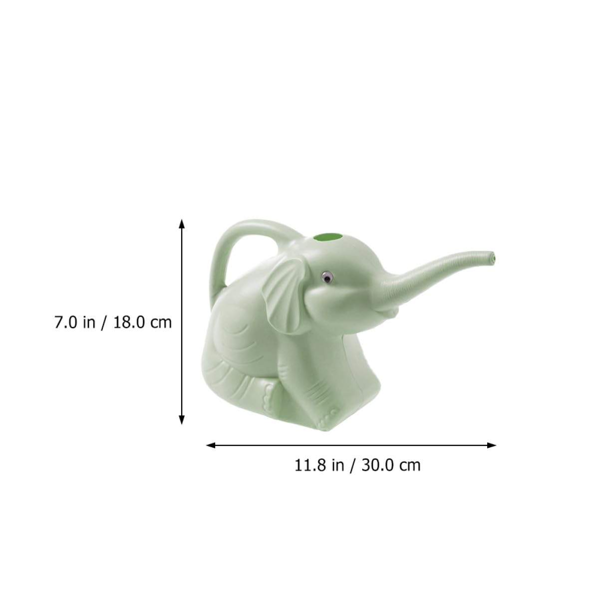 Kisangel Regadera de Elefante Pequeña de PVC para Jardín Diseño Encantador, Reutilizable y Fácil de Usar Mano, Paquete de 3 Unidades para Regar Plantas Color Aleatorio