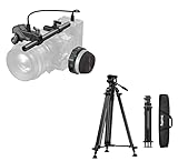 SmallRig 73''/186cm Heavy Duty Aluminum Alloy Video Tripod+SmallRig Wireless Follow Focus Kit (Lite)