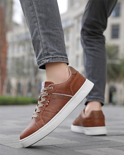 ARRIGO BELLO Herren Freizeitschuhe Schuhe Sneakers Wanderschuhe Leders Laufschuhe Leichtgewicht Outdoor Gemütlich Trainers Größe 41-46 – Bild 3