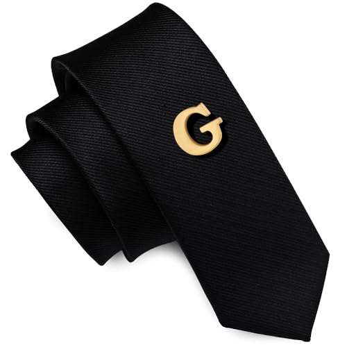 Image of HONEY BEAR Mens Womens Initial Alphabet Letter Lapel Pins Collar Badge Brooches for Business Wedding Graduation Gift Matte Gold 0.59 inches
